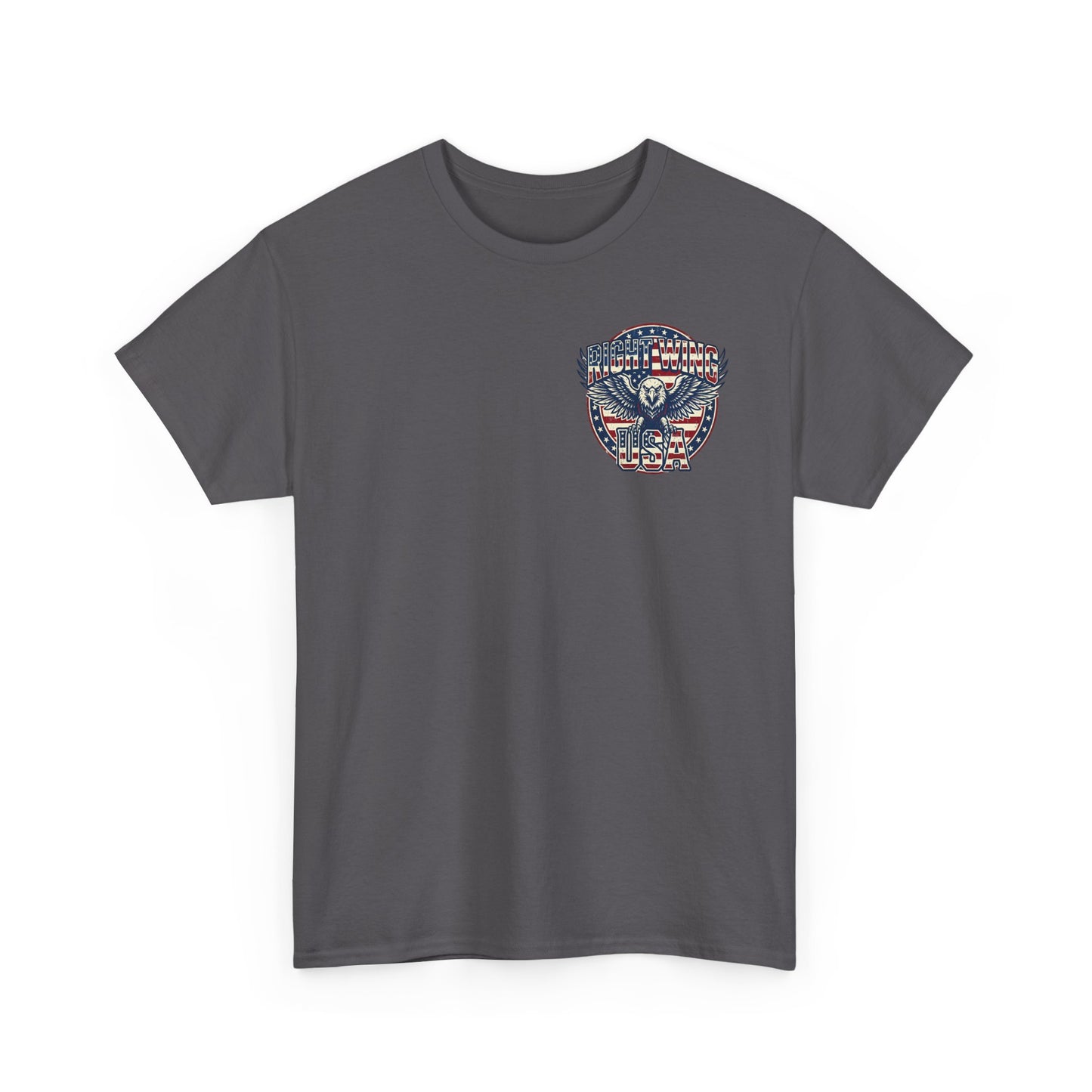 Patriotic Eagle Unisex Cotton Graphic T-Shirt