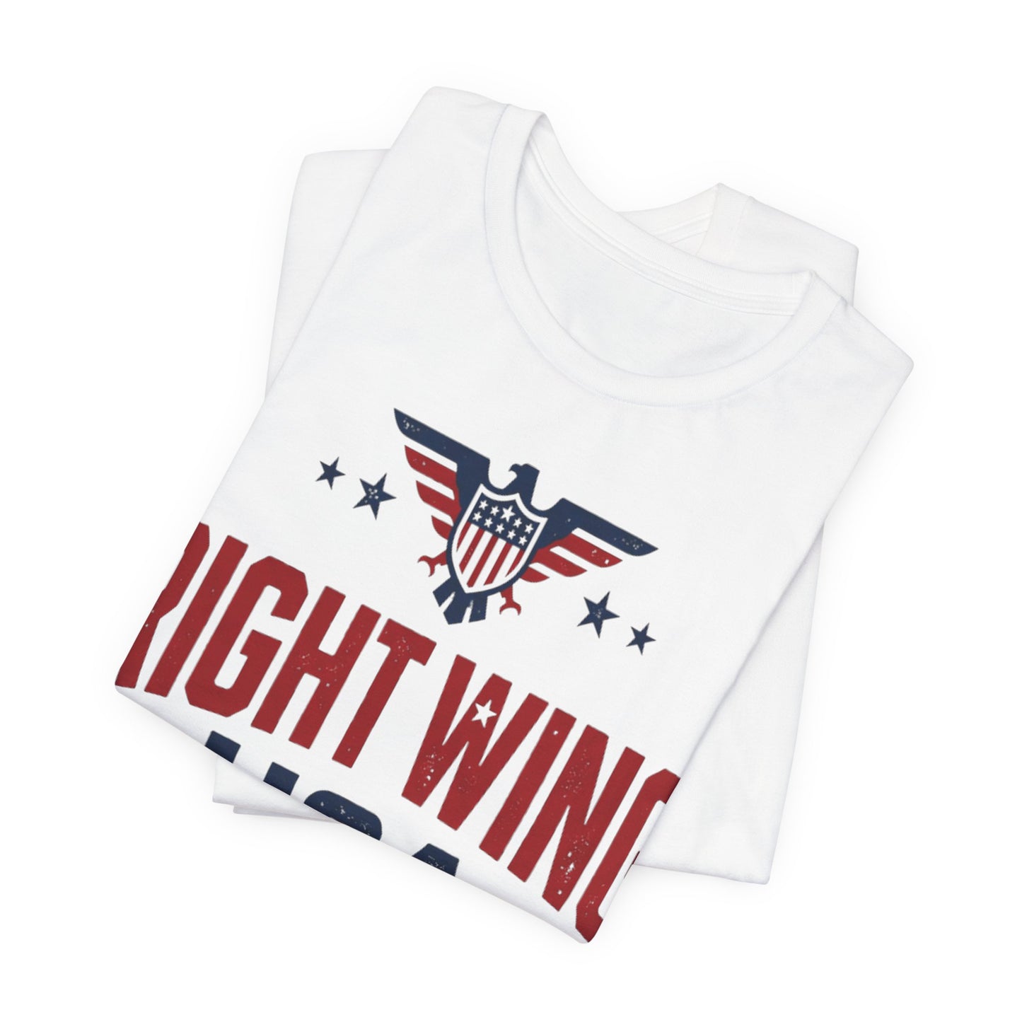 Patriotic Eagle Graphic T-Shirt – Short Sleeve Streetwear