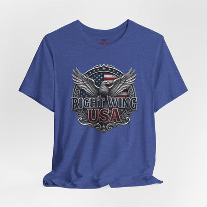 Right Wing USA Eagle T-Shirt — Patriotic Political Graphic Tee
