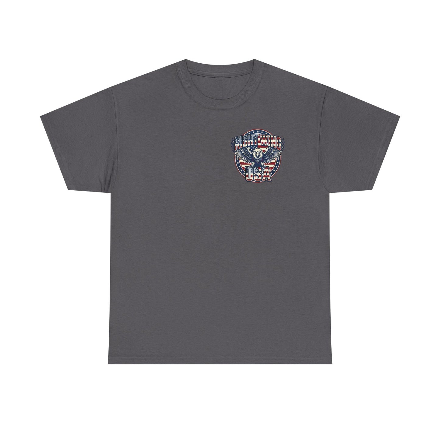 Patriotic Eagle Unisex Cotton Graphic T-Shirt