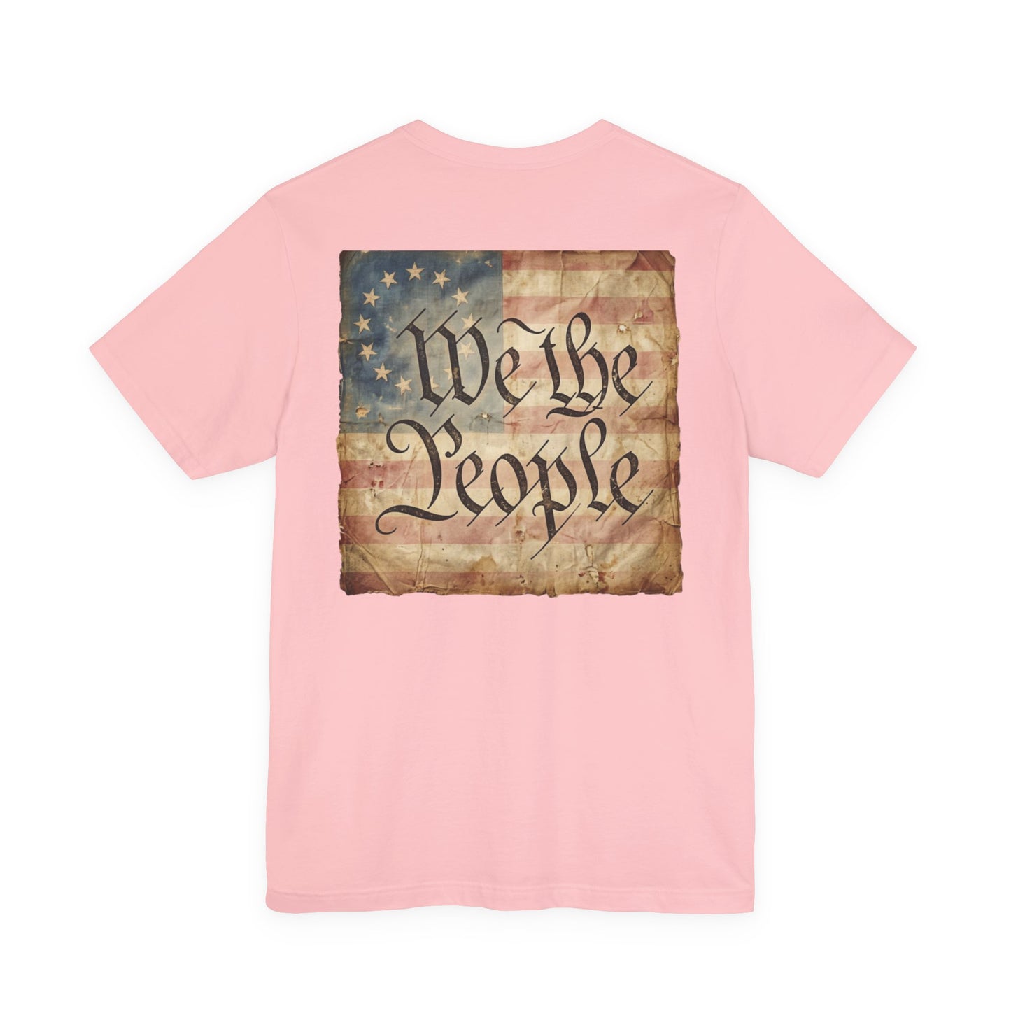 1776 We The People Patriotic Cotton Crew T-Shirt