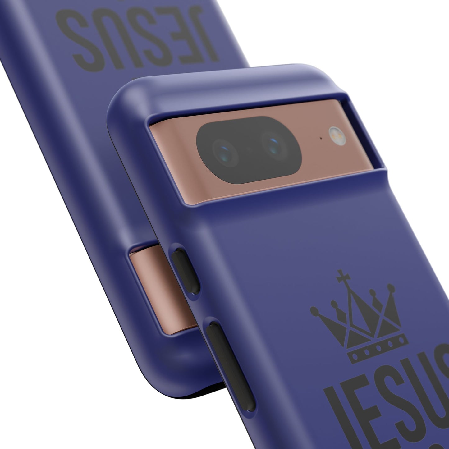 Jesus Is King Phone Case – Christian Faith Religious Protective Cover