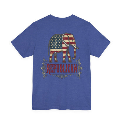 Republican Elephant Tee — Patriotic American T‑Shirt