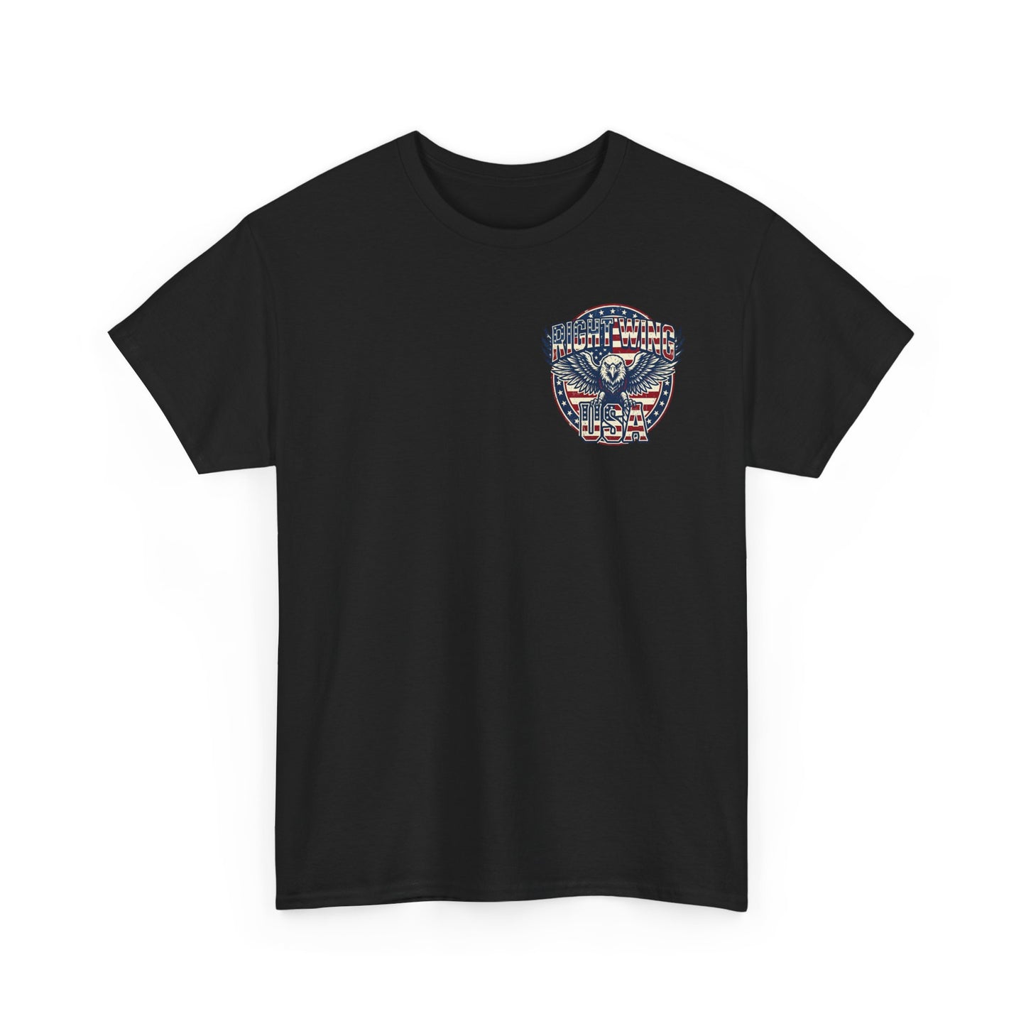 Patriotic Eagle Unisex Cotton Graphic T-Shirt