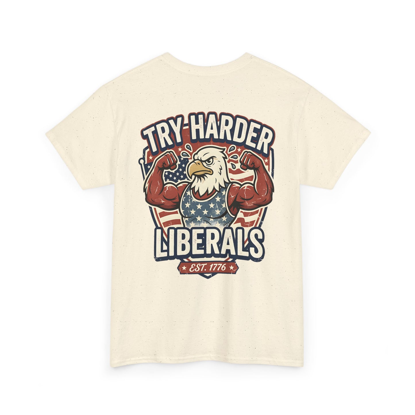 Patriotic Eagle Unisex Cotton Graphic T-Shirt