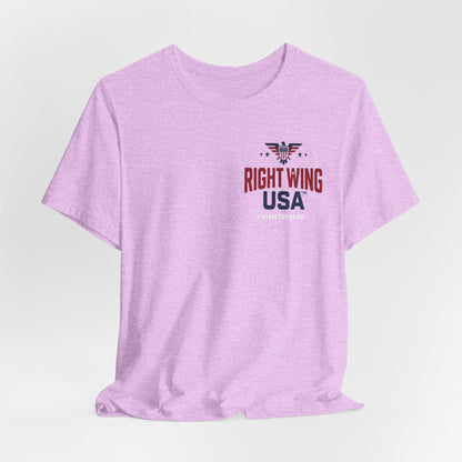 Proud American Tee — Right Wing USA Eagle Flag Patriotic T-Shirt