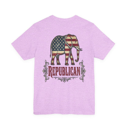 Republican Elephant Tee — Patriotic American T‑Shirt