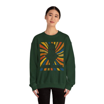 Armor of Faith Crewneck Sweatshirt — "Put On The Full Armor" Christian Graphic Pullover