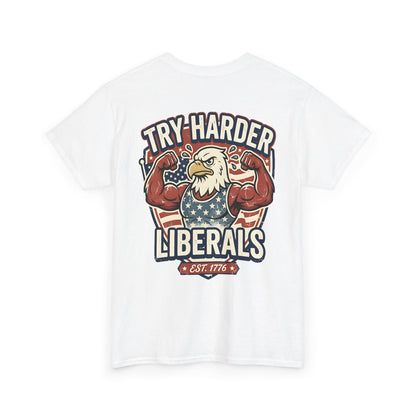 Patriotic Eagle Unisex Cotton Graphic T-Shirt