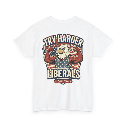 Patriotic Eagle Unisex Cotton Graphic T-Shirt