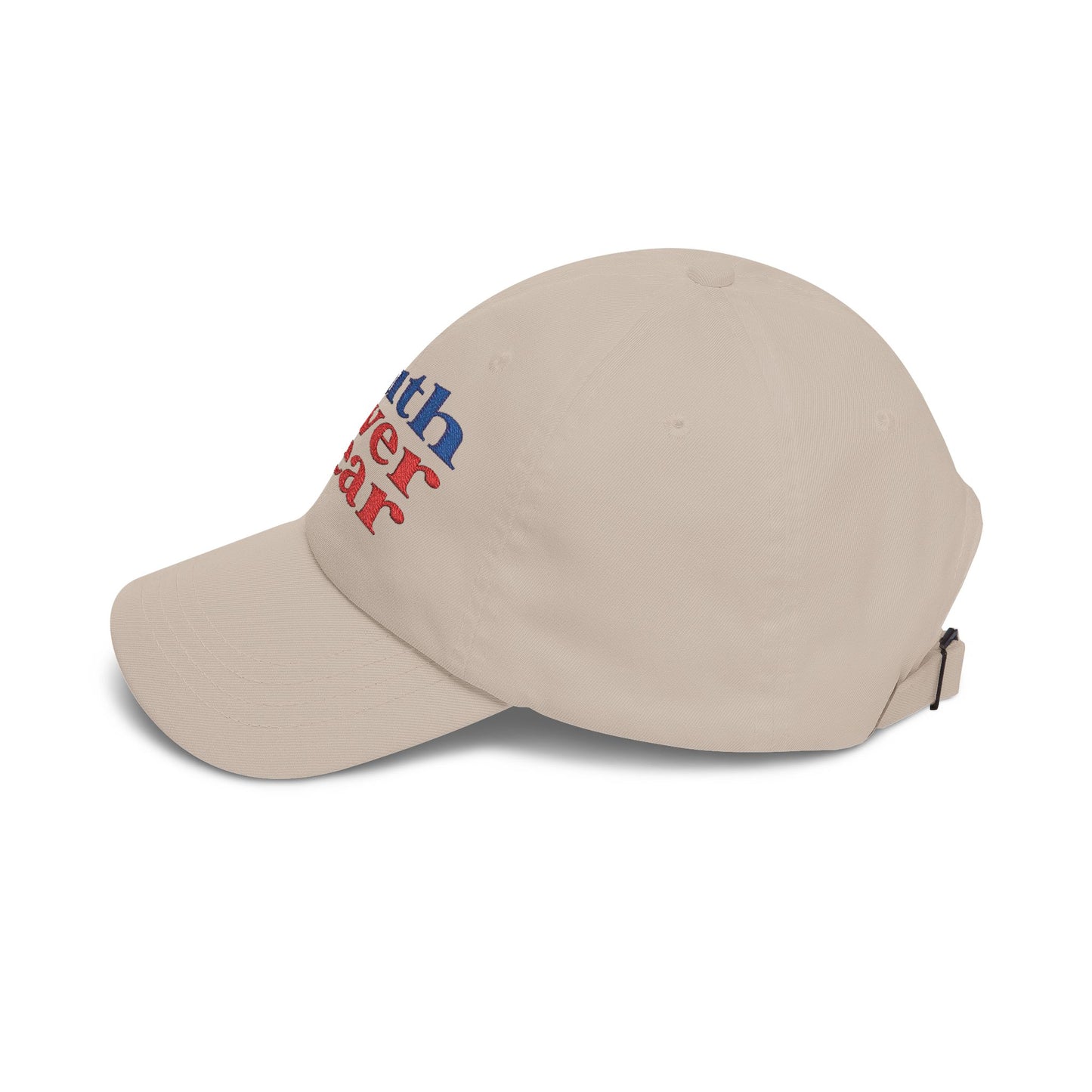 Faith Over Fear Dad Cap – Inspirational Christian Baseball Hat