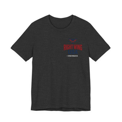 Proud American Tee — Right Wing USA Eagle Flag Patriotic T-Shirt