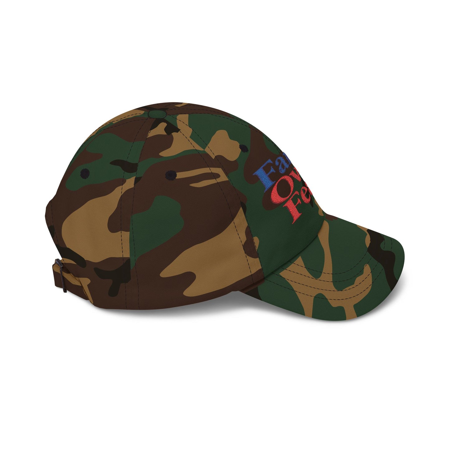 Faith Over Fear Dad Cap – Inspirational Christian Baseball Hat