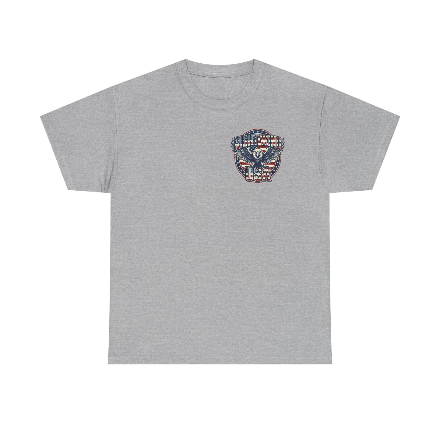 Patriotic Eagle Unisex Cotton Graphic T-Shirt