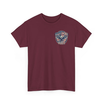 Patriotic Eagle Unisex Cotton Graphic T-Shirt
