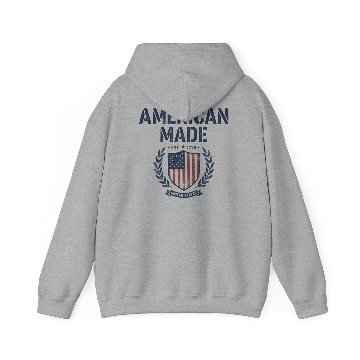 1776 American Made Hoodie — Patriotic USA Flag Sweatshirt