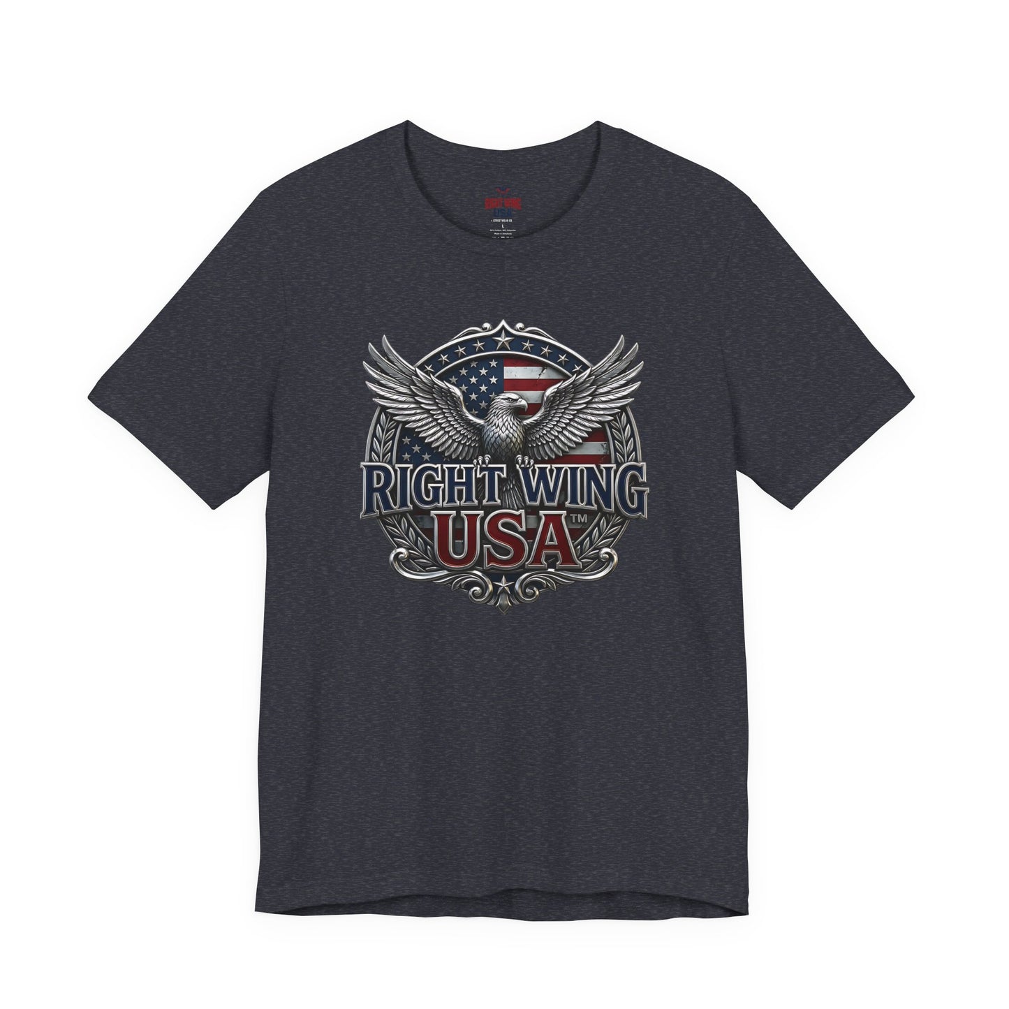 Right Wing USA Eagle T-Shirt — Patriotic Political Graphic Tee