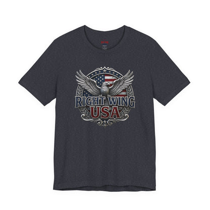 Right Wing USA Eagle T-Shirt — Patriotic Political Graphic Tee