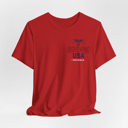 Proud American Tee — Right Wing USA Eagle Flag Patriotic T-Shirt