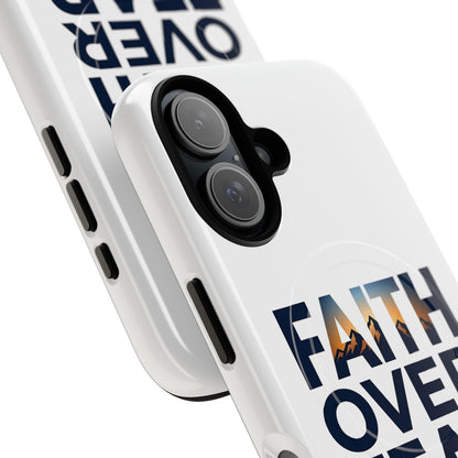 Phone Case — "Faith Over Fear" Tough Magnetic Protective Case