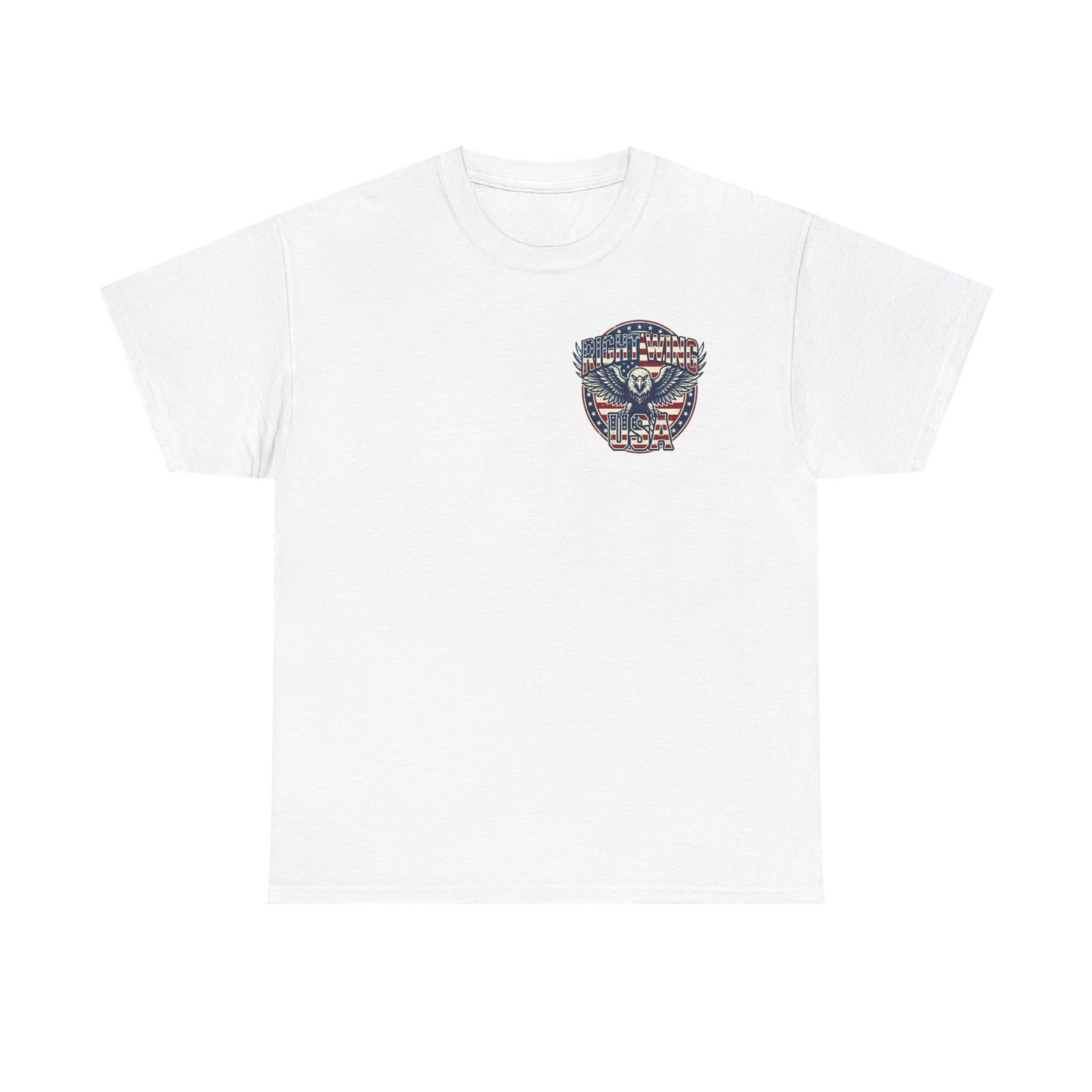 Patriotic Eagle Unisex Cotton Graphic T-Shirt