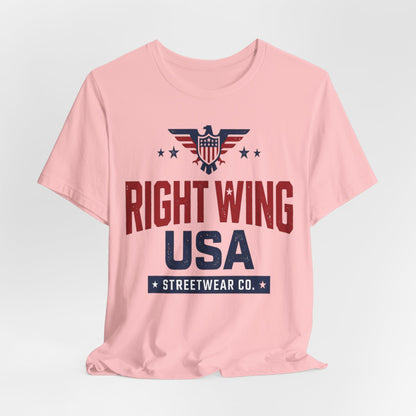 Patriotic Eagle Graphic T-Shirt – Short Sleeve Streetwear