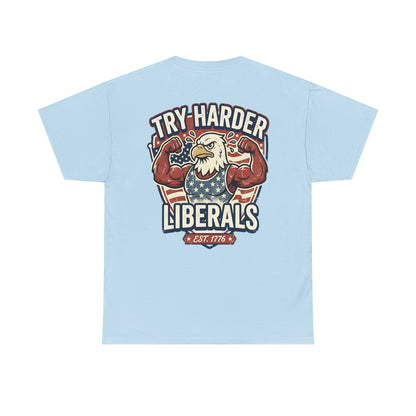 Patriotic Eagle Unisex Cotton Graphic T-Shirt