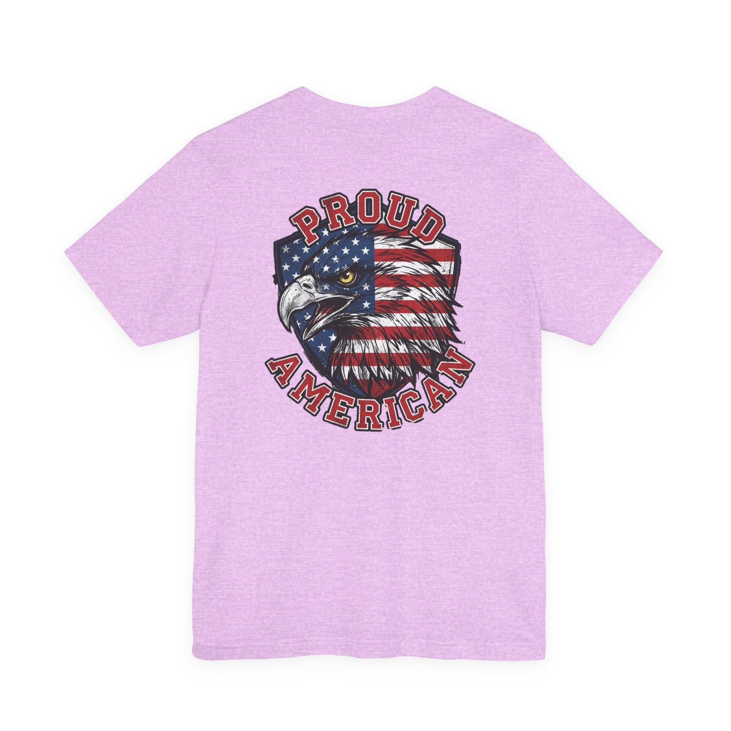 Proud American Tee — Right Wing USA Eagle Flag Patriotic T-Shirt