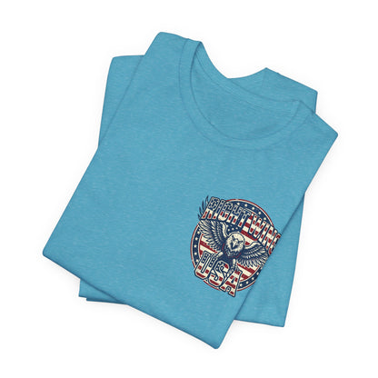 Faith Family Freedom Patriotic American Flag T-Shirt