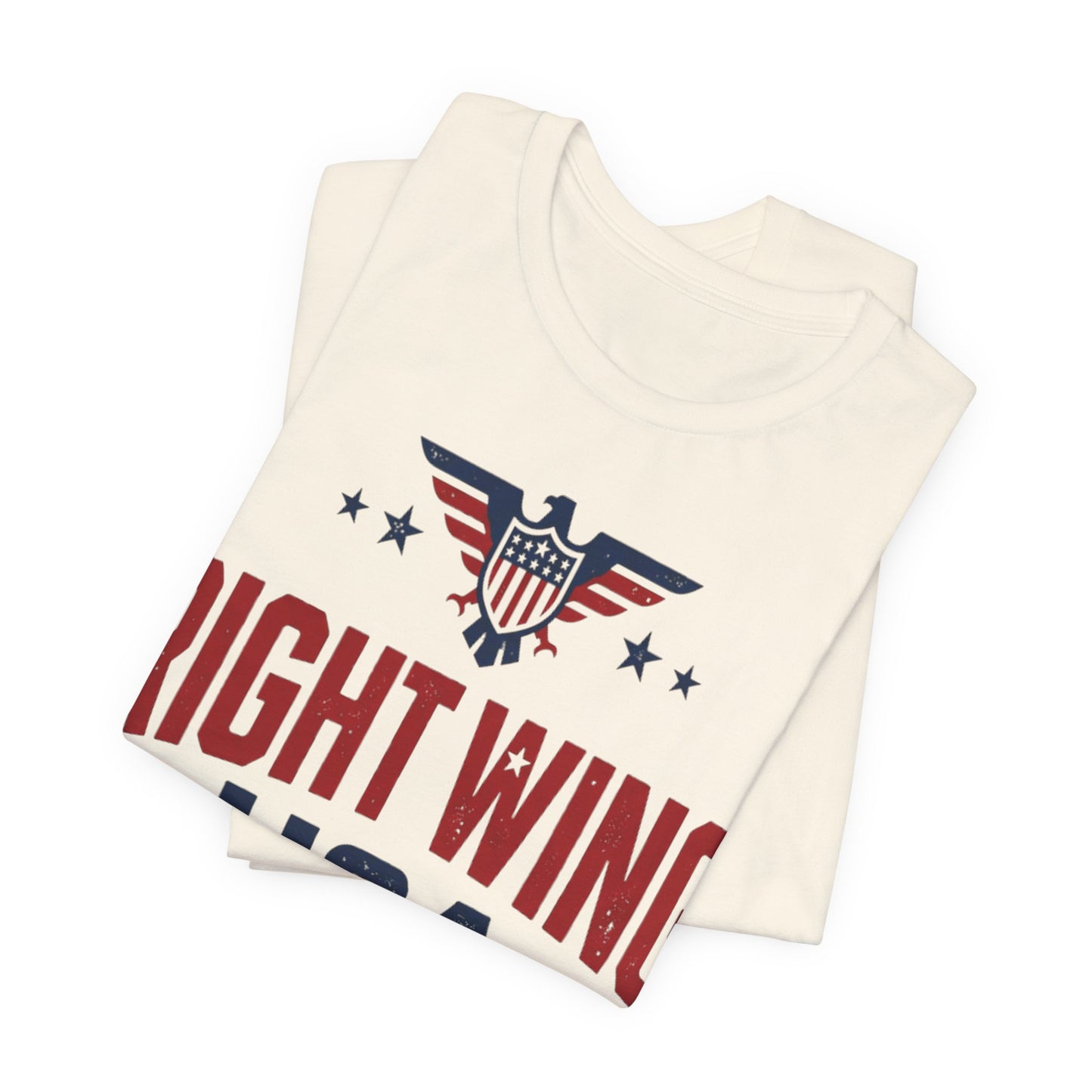 Patriotic Eagle Graphic T-Shirt – Short Sleeve Streetwear