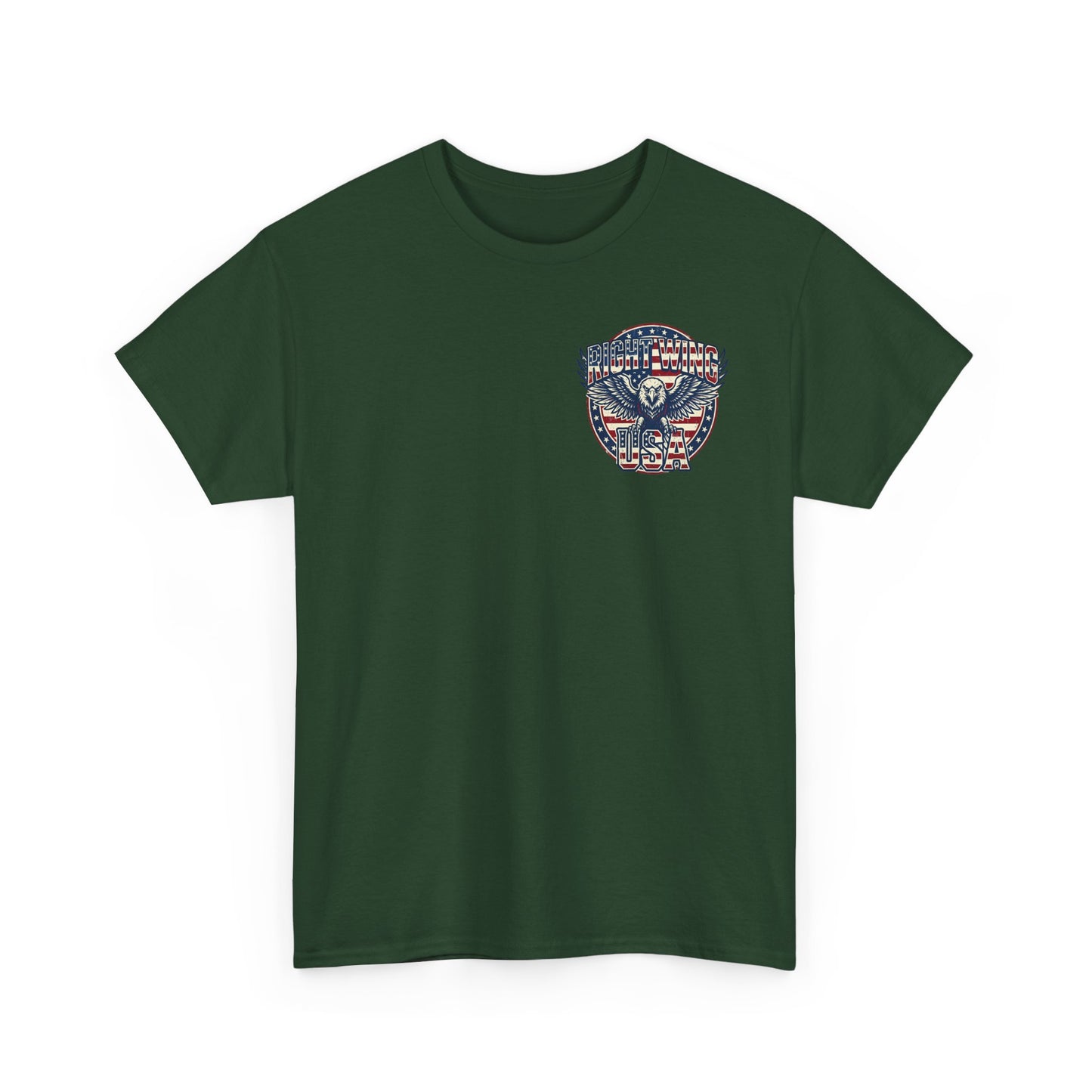 Patriotic Eagle Unisex Cotton Graphic T-Shirt