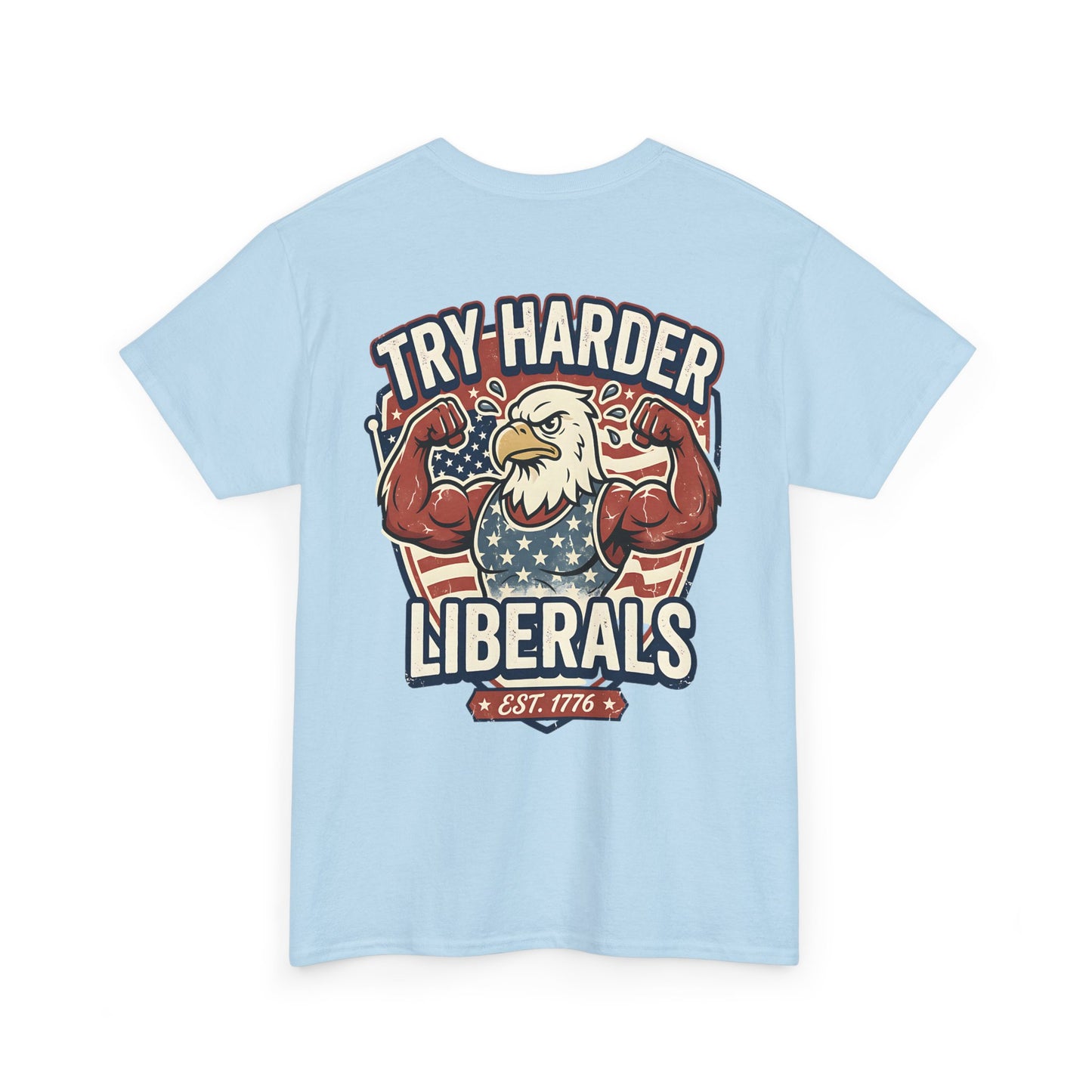 Patriotic Eagle Unisex Cotton Graphic T-Shirt