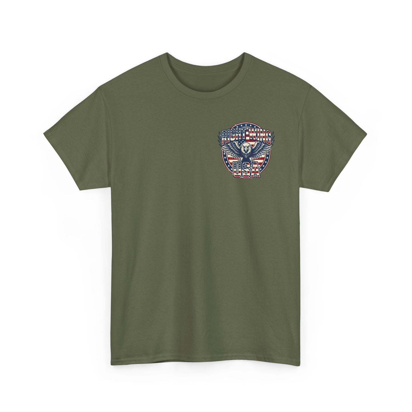 Patriotic Eagle Unisex Cotton Graphic T-Shirt