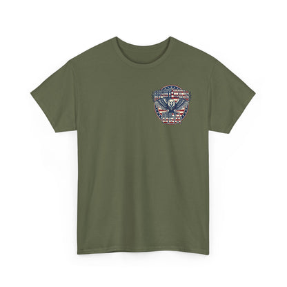 Patriotic Eagle Unisex Cotton Graphic T-Shirt