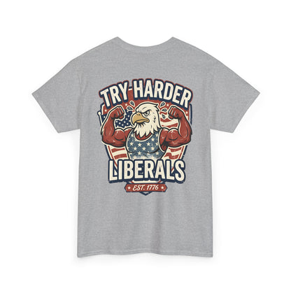 Patriotic Eagle Unisex Cotton Graphic T-Shirt