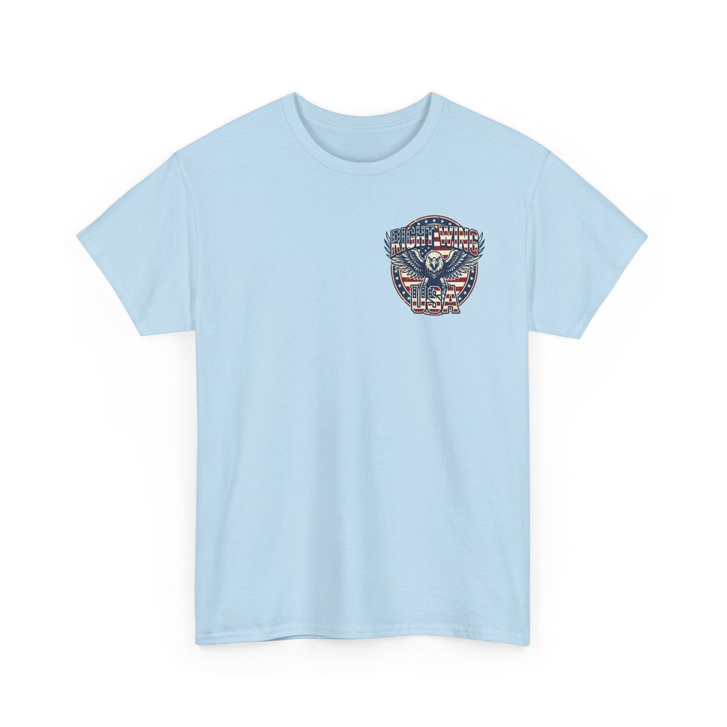 Patriotic Eagle Unisex Cotton Graphic T-Shirt