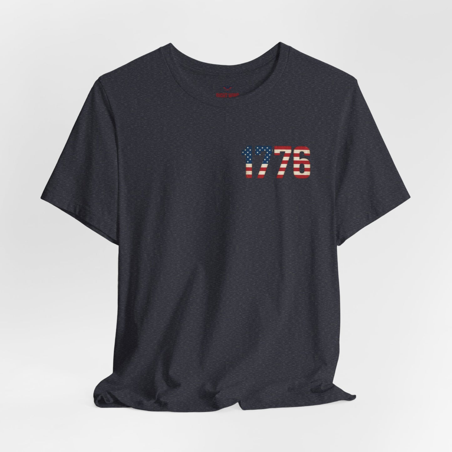 1776 We The People Patriotic Cotton Crew T-Shirt