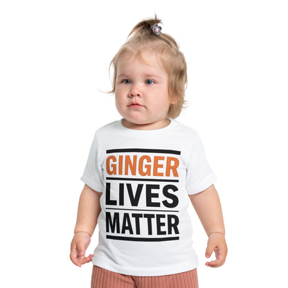 Baby T-Shirt — "Ginger Lives Matter" Funny Redhead Pride Infant Tee