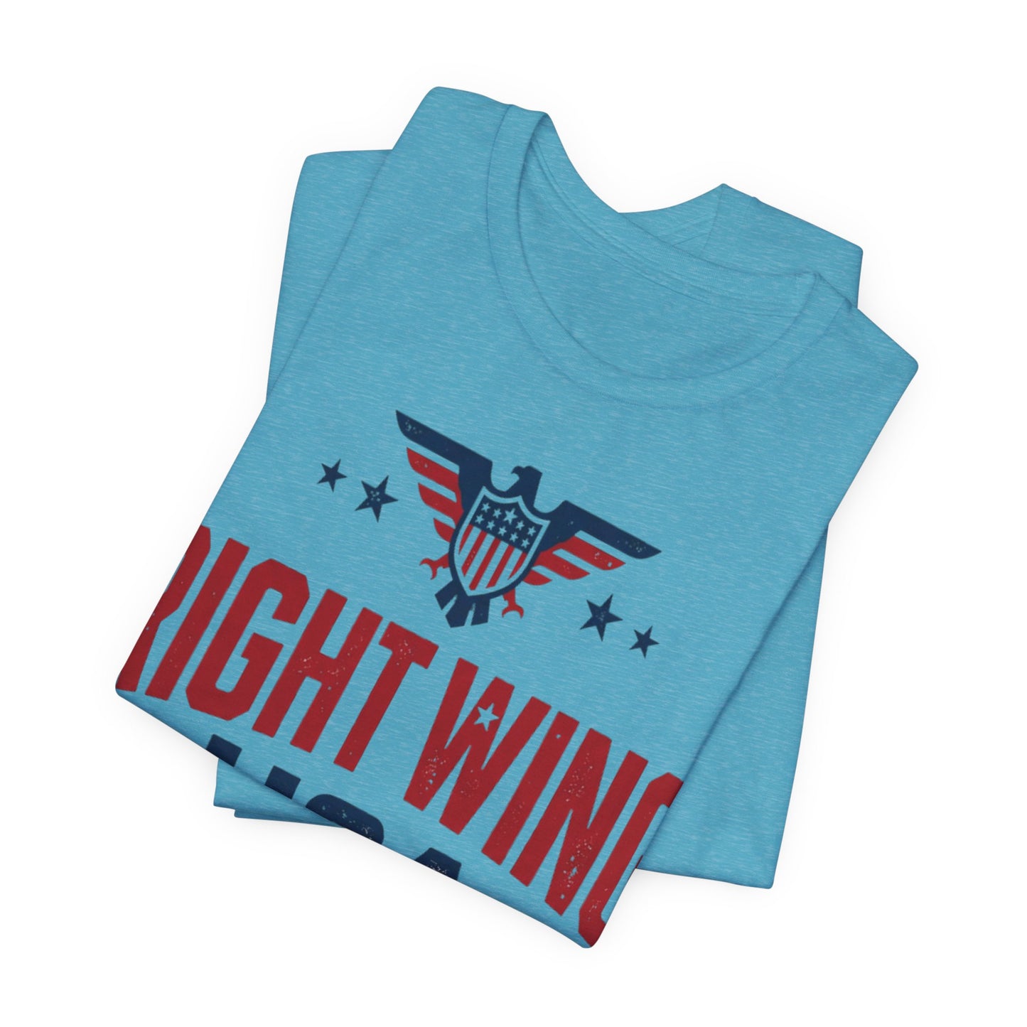 Patriotic Eagle Graphic T-Shirt – Short Sleeve Streetwear