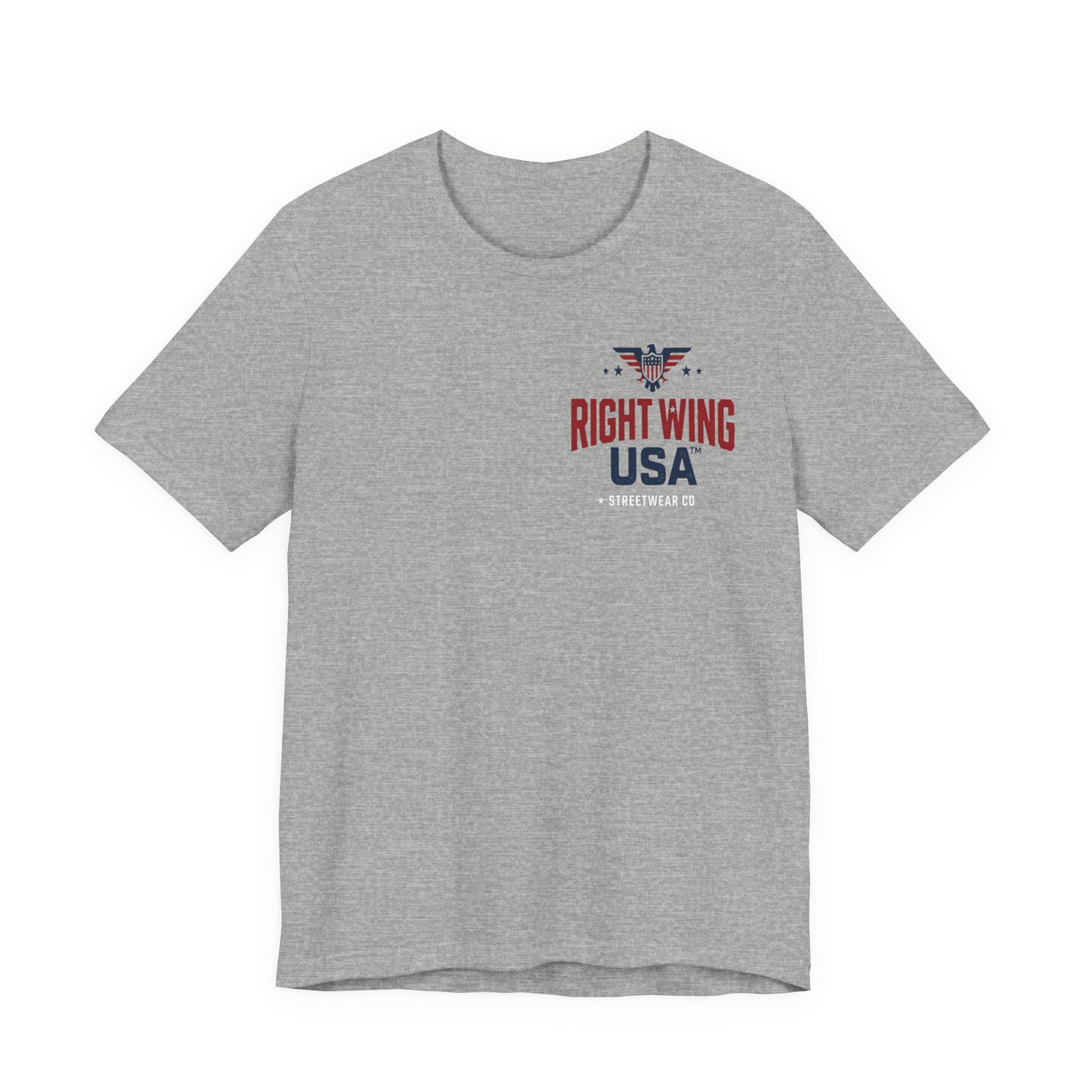 Proud American Tee — Right Wing USA Eagle Flag Patriotic T-Shirt