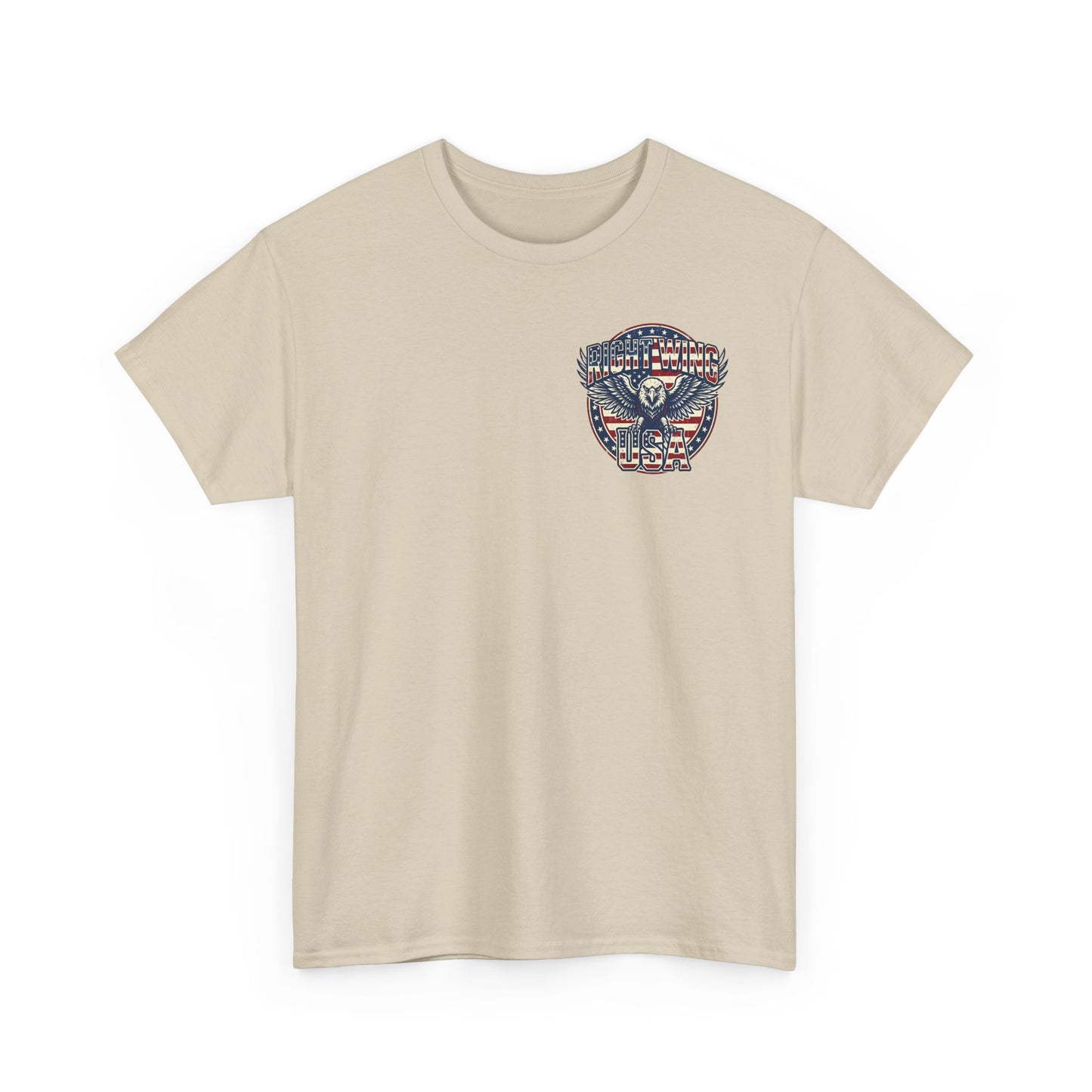 Patriotic Eagle Unisex Cotton Graphic T-Shirt