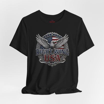 Right Wing USA Eagle T-Shirt — Patriotic Political Graphic Tee