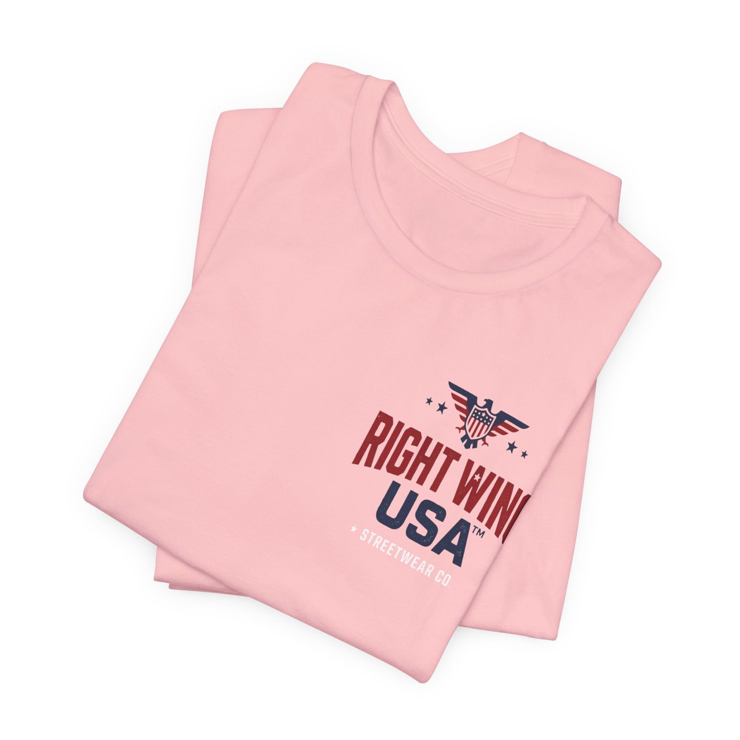 Proud American Tee — Right Wing USA Eagle Flag Patriotic T-Shirt