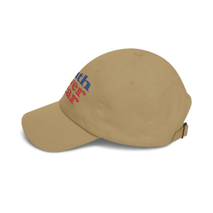 Faith Over Fear Dad Cap – Inspirational Christian Baseball Hat