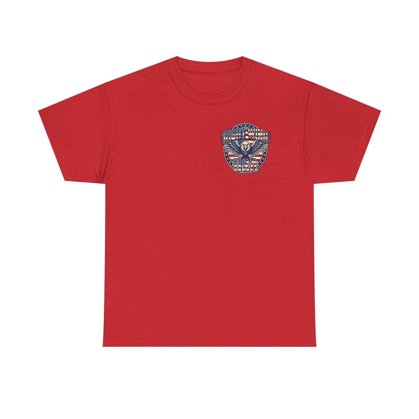 Patriotic Eagle Unisex Cotton Graphic T-Shirt