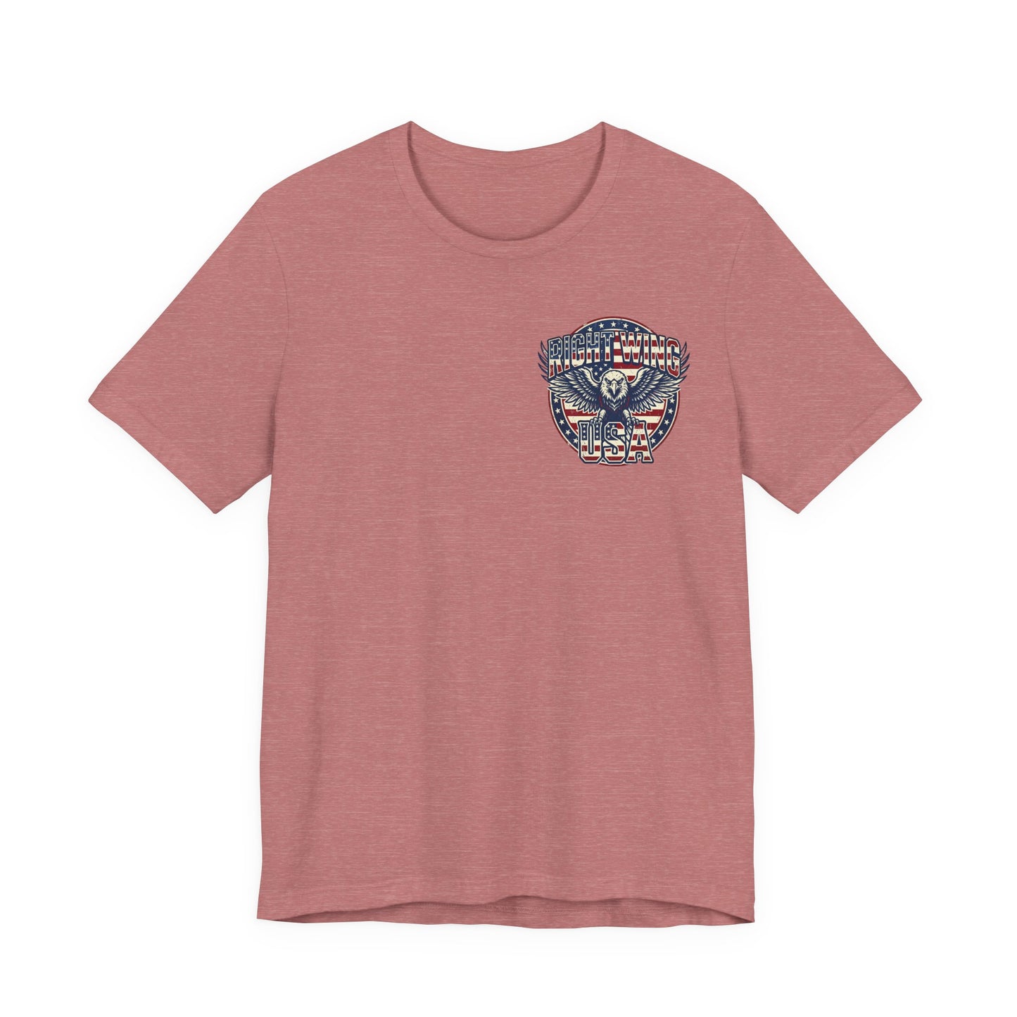 Professional Button Pusher Tee — Patriotic Eagle & Donkey Political Graphic Shirt