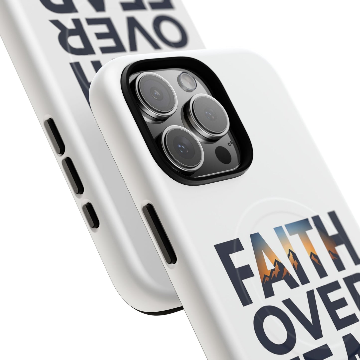 Phone Case — "Faith Over Fear" Tough Magnetic Protective Case