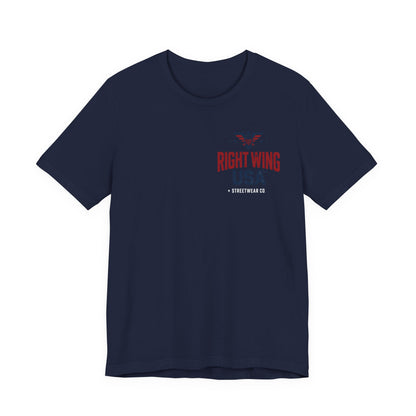 Proud American Tee — Right Wing USA Eagle Flag Patriotic T-Shirt
