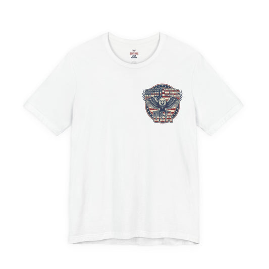 Freedom Isn't Free T-Shirt — Patriotic Flag Military Tribute Tee
