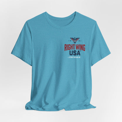 Proud American Tee — Right Wing USA Eagle Flag Patriotic T-Shirt